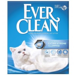 EVER CLEAN Extra Strong Unscented kattegrus 10 liter